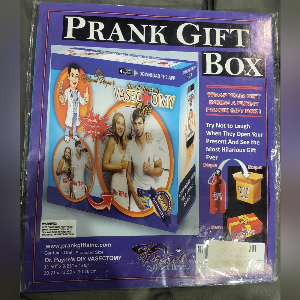 Prank Gift Box - DIY Vasectomy